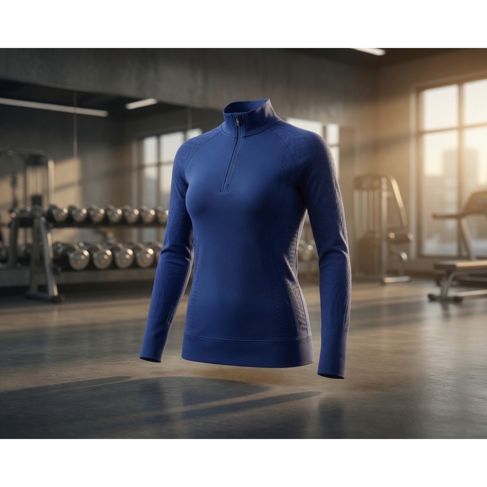 Lululemon Swiftly Tech 1/2 Zip 2.0 Long Sleeve Top Royal Blue Women Size 4